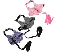 BESPORTBLE 3sets Formal Suits Leash Small Animal and Vest for Outdoor Activities Comfortable Design for Pet Includes Stylish Outfits Gentleman