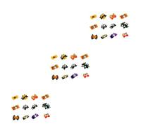 BESPORTBLE 3sets Halloween Pet Hair Clips Dog Grooming Bow Ties Multicolor for Dogs Cats Rabbits Small Animals 24pcs*3