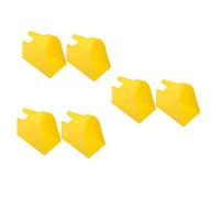 BESPORTBLE 3sets Large Livestock Feed Scoop Plastic Poultry Food for Farm Garden Smooth Durable 2pcs*3