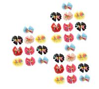 BESPORTBLE 3sets Pet Bow Hair Accessories Dog Bowknot Clip Puppy Hair Clip Tie Fashion Pet Dog Grooming Tool 10pcs*3