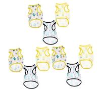 BESPORTBLE 3sets Puppy Vest Breathable Dog T-shirt Fashionable Vest for Special Occasion 3pcs*3
