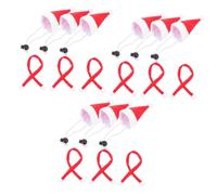 BESPORTBLE 3sets Santa Dog Hat Scarf Christmas Pet Accessory Set Xmas Pet Decor Xmas Dog Costumes 6pcs*3