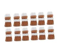 BESPORTBLE 3sets Winter Puppy Pet Paw Protector Dog Shoes Pet Short Boots Stylish Warm 2pairs*3