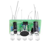 BESPORTBLE 3V-5V Sound Control LED Flashing Lamp Module DIY Electronic Parts Voice Activated LED Light Accessory for Indoor Audio Equipment