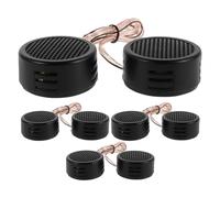 BESPORTBLE 4 Pairs Car Stereo Dome Tweeter Speaker 40w 4 Ohm Metal Upgrade | Black Plastic Build, 92db Sensitivity, 2khz to 22khz Range, Broad Fitment for Factory Tweeters