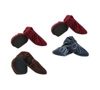 BESPORTBLE 4 Pairs Thickening Non Slip Shoes Covers Durable Lint Cloth Overshoes for Comfortable Protection Random Color for Household Use and Outdoor Activities Random Color