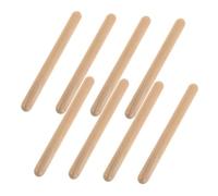 BESPORTBLE 4 Pairs Wooden Rhythm Rods Percussion Sticks for Handle Natural Wood Musical Instruments Early Education for Preschool Classroom Activities
