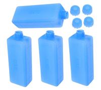 BESPORTBLE 4 Pcs Cooler Ice Packs: Reusable Fillable Ice Container for Coolers Freezer Packs for Lunch Box - Camping Supplies 11.50X4.00X3.00CM