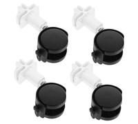 BESPORTBLE 4 Pcs PET Cage Casters Wheels for Cats Versatile Setup and Stable Wheels for Dog Cages PET Crates and Furniture Easy to Assemble