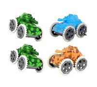 BESPORTBLE 4 Pcs Pull Back Tank for Plastic Military Vehicle Models with Realistic Design Educational Sliding Gliding Plaything to Develop Creativity and Coordination