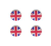 BESPORTBLE 4 pcs Tennis Racket Dampeners UK Flag Pattern Absorbers Tennis Racquet Strings Shockproof Tennis Equipment Players