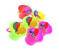 BESPORTBLE 4-Piece Beach Sand Toy Set for Kids Small Bucket Spade and Molds Educational Outdoor Playset for Toddlers for Beach and Sand Play Random Style