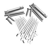 BESPORTBLE 4 Sets DIY Key Thumb Piano Portable Kalimba Finger Musical Instruments for Beginners Lightweight Handheld Small Kalimba with Clear Pleasant Sound for Outdoor Family School and