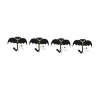 BESPORTBLE 4 Sets Halloween Bunny Harness Multi-function Rabbit Harness Portable Chinchilla Wing Wear-resistant Cloths Decorative Bunny Accessory