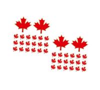 BESPORTBLE 40 pcs Maple Leaf Brooches Metal Breastpins Clothes Badges Decorative Pins for Women Autumn Festival Gifts