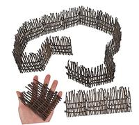 BESPORTBLE 40 Pcs Realistic Fence for Farm Animals Versatile Corral Fencing Panels for Creative Play for Miniature Barns and Horse Stables