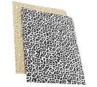 BESPORTBLE 40 Sheets Ultra Thin Creative Wrapping Paper for Clothing Shoes Printed Packing Paper for DIY Crafts Wrapping Black Gold Leopard Print