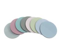 BESPORTBLE 400 Sheets Transparent round Sticky Memo Pads Self-adhesive Note Reminder Stickers for School Office Home Use Pet Material with Strong Adhesion for Notes and Quick Reminders
