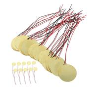 BESPORTBLE 40pcs 27mm Piezo Electric Ceramic Discs Prewired Trigger Buzzers for Acoustic Instruments Guitar Piezo Element Sound Sensor Accessories