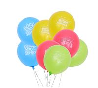 BESPORTBLE 40pcs Back to School Latex Balloons Assorted Color Decorations School Celebration Supplies with Printed Lettering for Festive Atmosphere and Joyful Events