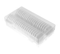 BESPORTBLE 40Pcs Coin Capsules with Gaskets and Storage Box Plastic Holder Case for Collectors and Hobbyists