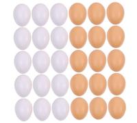 BESPORTBLE 40Pcs Decorative Simulation Eggs for Painting Props Realistic Egg for Party Decorations and Desktop Displays