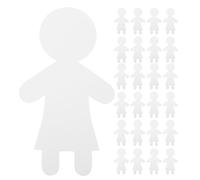 BESPORTBLE 40pcs DIY Paper Doll People Shape Cutouts Blank Paper Figures Cardboard Cutouts Paintable Figurines for Arts Crafts Boys and Girls Crafts Girls Classroom Art Projects