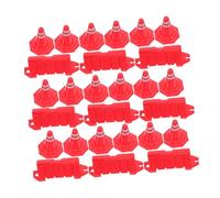 BESPORTBLE 40pcs Mini Traffic Cones and Barricades Educational Playset for Boy Girl Role-playing Enhances Spatial Imagination and Problem-solving Skills Safe Design for Collaborative Fun