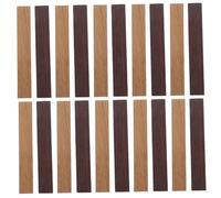 BESPORTBLE 40Pcs Miniature Floorboards for Dollhouses and Model Boats DIY Decking Strips in Rosewood Red Walnut Easy to Install Flooring Boards for Creative Miniature Projects