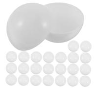 BESPORTBLE 40pcs Openable White Lottery Balls Sphere Raffle Balls for Party Games Business Events Annual Meetings Lightweight and Multifunctional Drawing Accessories