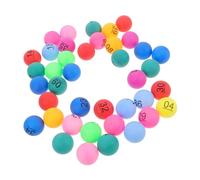 BESPORTBLE 40pcs Plastic Bingo Balls Multi Color Raffle Balls for Birthday Parties Bar Events Carnival Game Accessories Colorful Party Favours