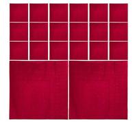 BESPORTBLE 40pcs Red Solid Paper Luncheon Napkins Disposable Table Napkins for Parties Weddings Christmas Dinner Tableware Supplies