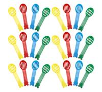 BESPORTBLE 40Pcs Small Animal Litter Scoops Plastic Hamster Sand Scoop for Bedding and Poop Cleaning with Multi-Color Handles for Cats, Reptiles, Birds, and Small Pets