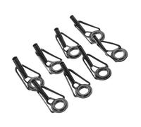 BESPORTBLE 40pcs Stainless Steel Fishing Rod Tips Portable Repair Kit Corrosion-resistant Rod Guides for Spinning Casting Poles Lightweight Practical Fishing Gear Accessories