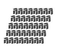 BESPORTBLE 40pcs Universal Microphone Stand Cable Clips with Phone and Tablet Holder Cable Fixing Clamp Mic Pole Clamp Accessory for Music and Recording Use