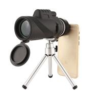 BESPORTBLE 40X60 Portable High-Definition Single-Tube Telescope with Tripod and Phone Holder, Compact Monocular for Bird Watching, Outdoor Travel, and Wildlife Observation