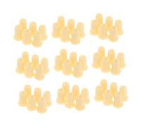 BESPORTBLE 42pcs Guzheng String Ferrules Beige Rubber Caps for Chinese Zither Accessories Suitable for Professional Performance Teaching and Repair