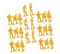 BESPORTBLE 45pcs Diy Workers Models Ornament Kit Plastic Engineering Workers Figures for Toys