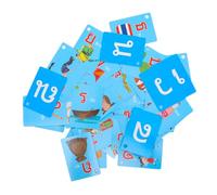 BESPORTBLE 45pcs Thai Language Flash Cards for 2-4 Years Educational Vocabulary Builder Learning Cards Early Childhood Teaching Materials