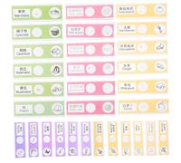 BESPORTBLE 48 pcs Microscope Slides with Specimens Plastic Prepared Microbiology Slides for Adults Science Education Home and Classroom Use
