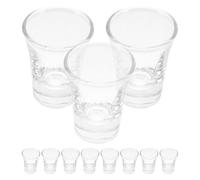 BESPORTBLE 48Pcs 10Ml Glass Communion Cups Set with Thick Base Mini Goblets for Church Sacrament Service Fits Standard Communion Trays Religious Drinkware for Holy Ceremonies