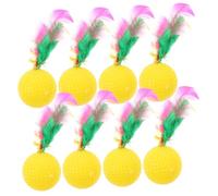 BESPORTBLE 48pcs Funny Cat Toys Interactive Hunting Cat Ball Sound Exercise and Mood Random Color