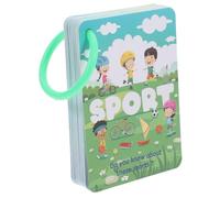 BESPORTBLE 48Pcs Learning Flashcards Engaging Sports Themed Cognitive Development Cards for Early Education Lightweight Outdoor Learning Accessory