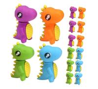 BESPORTBLE 48pcs Mini Dinosaur Erasers Soft Cartoon Animal Shaped Erasers for School Art Supplies Bulk Reward Stationery for Drawing Writing and Classroom Use