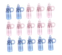BESPORTBLE 48pcs Transparent Acrylic Milk Bottle Decorations DIY Shower for Gender Reveal Photo Props and Versatile Event Decoration