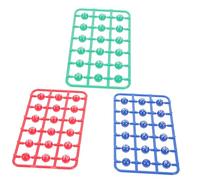 BESPORTBLE 49pcs Colored Lottery Balls Raffle Game Balls Entertainment for Bingo Party Raffle Drawings Fall-resistant and Printed Design