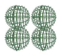 BESPORTBLE 4Pcs 25Cm Plastic Flower Ball Cage Topiary Frames for Wedding Home Garden Decoration Artificial Grass Arrangement Holder