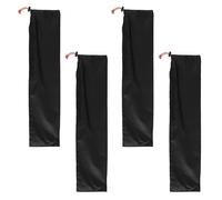 BESPORTBLE 4pcs 80cm Outdoor Camping Tent Pole Storage Bags with Drawstring, Portable Dust Barrier Poles Carrying Case for Hiking and Travel Tent Accessories