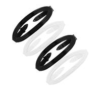 BESPORTBLE 4Pcs Adjustable Silicone Dive Mask Straps for Freediving Snorkeling Swimming Replacement Headbands with Secure Hold and Quick Swap Design for Comfortable Scuba and Water Sports Use