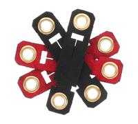 BESPORTBLE 4pcs Adjustable Velvet Bird Leg Rings with Secure Clip Comfortable Harness for Parrots Birds Lightweight Breathable Design for Outdoor Activities